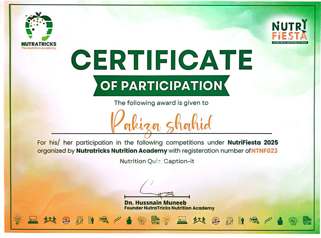 NutriFiesta 2025, Nutratricks Nutrition Academy